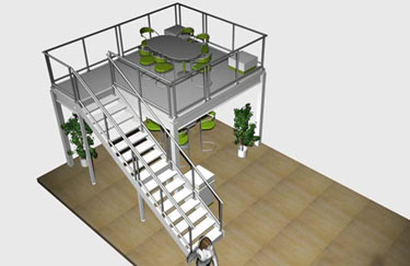 12' x 12' Double Deck Exhibit
