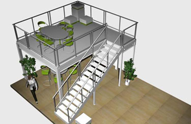 12' x 16' Double Deck Exhibit