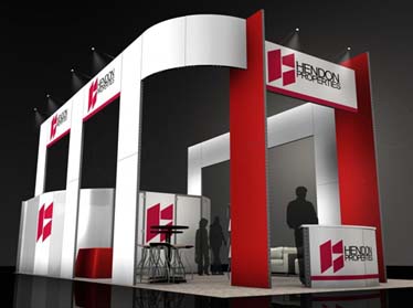 scalable island display rental